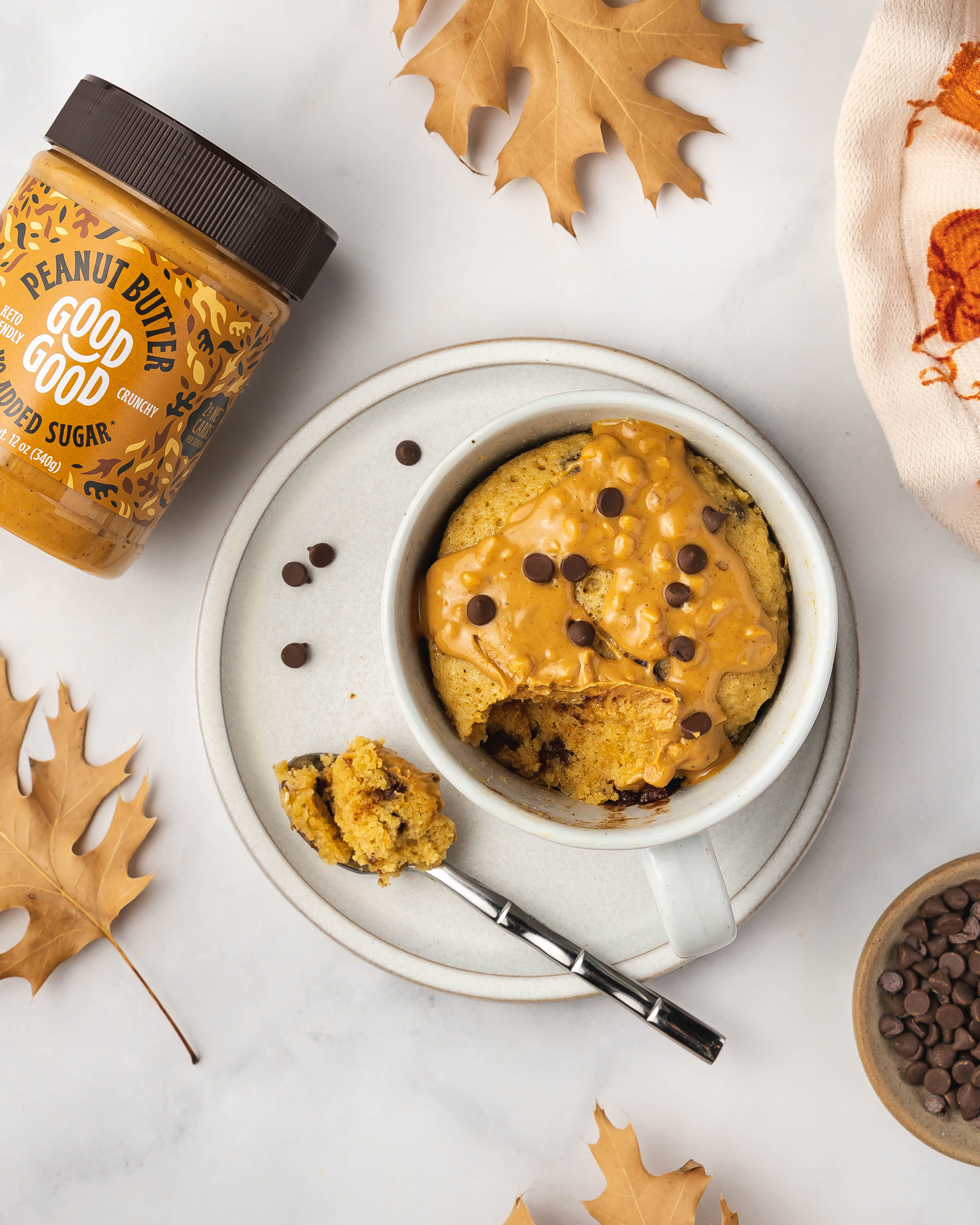 Keto Peanut Butter Mug Cake