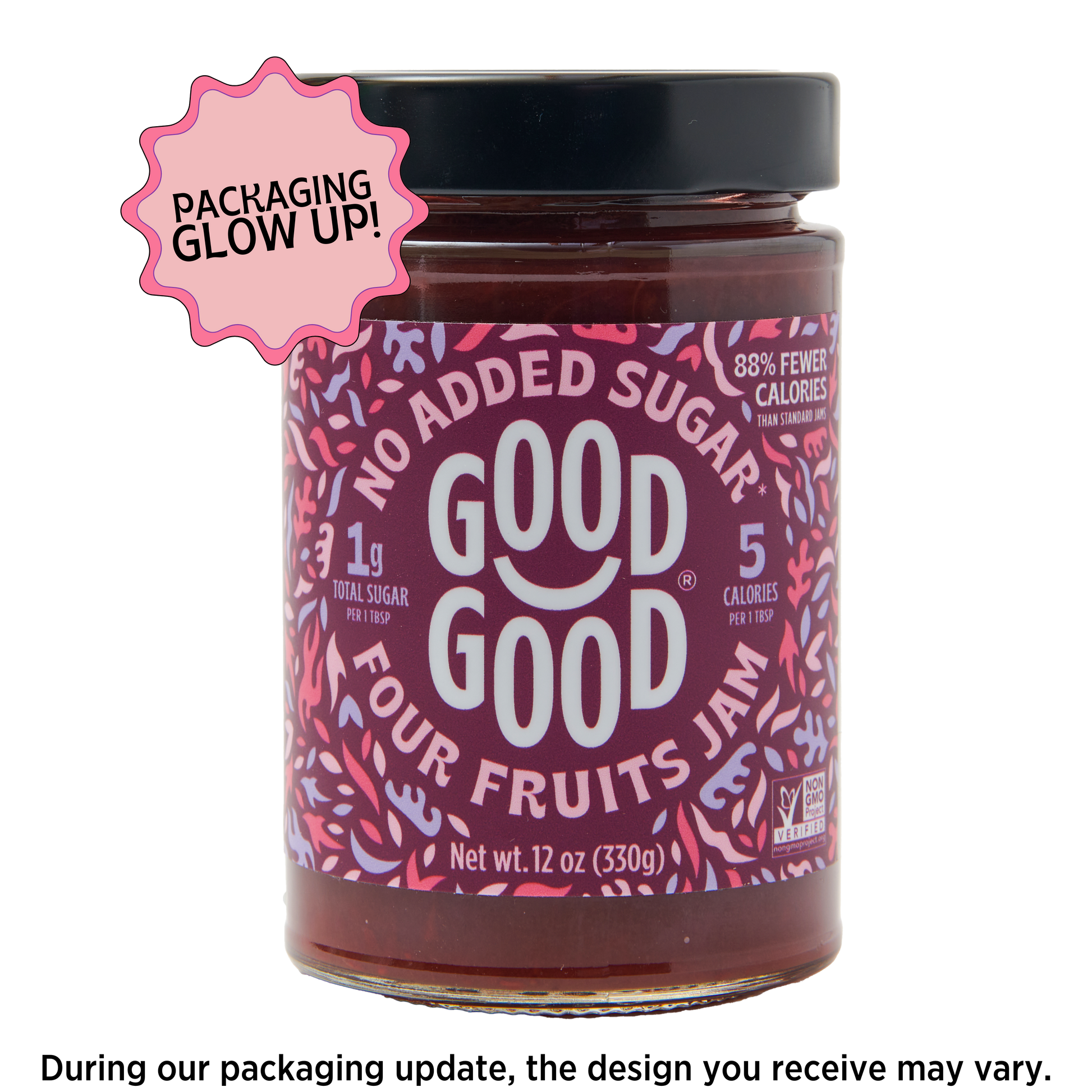 Four Fruits Jam (12oz) - No Added Sugar by US Good Good sold by US GOOD GOOD®