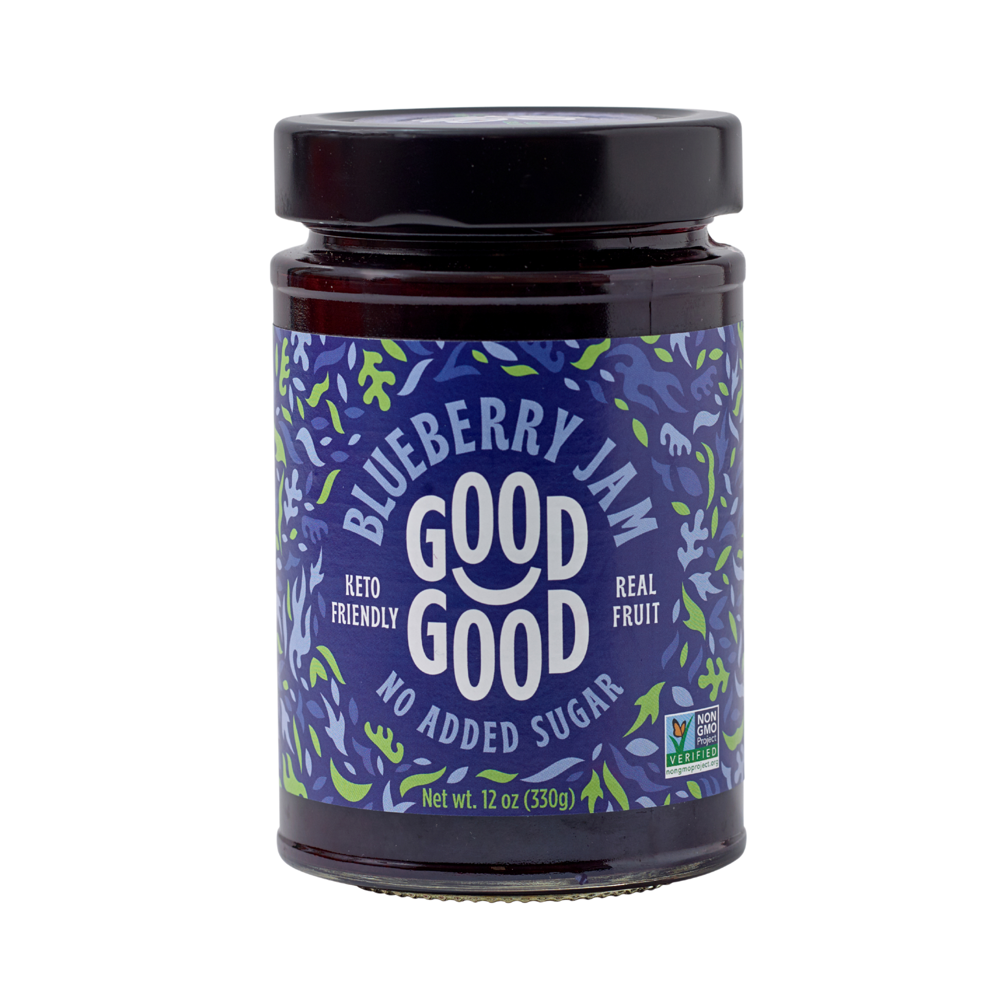 Blueberry Jam (12oz) - No Added Sugar by US Good Good sold by US GOOD GOOD®