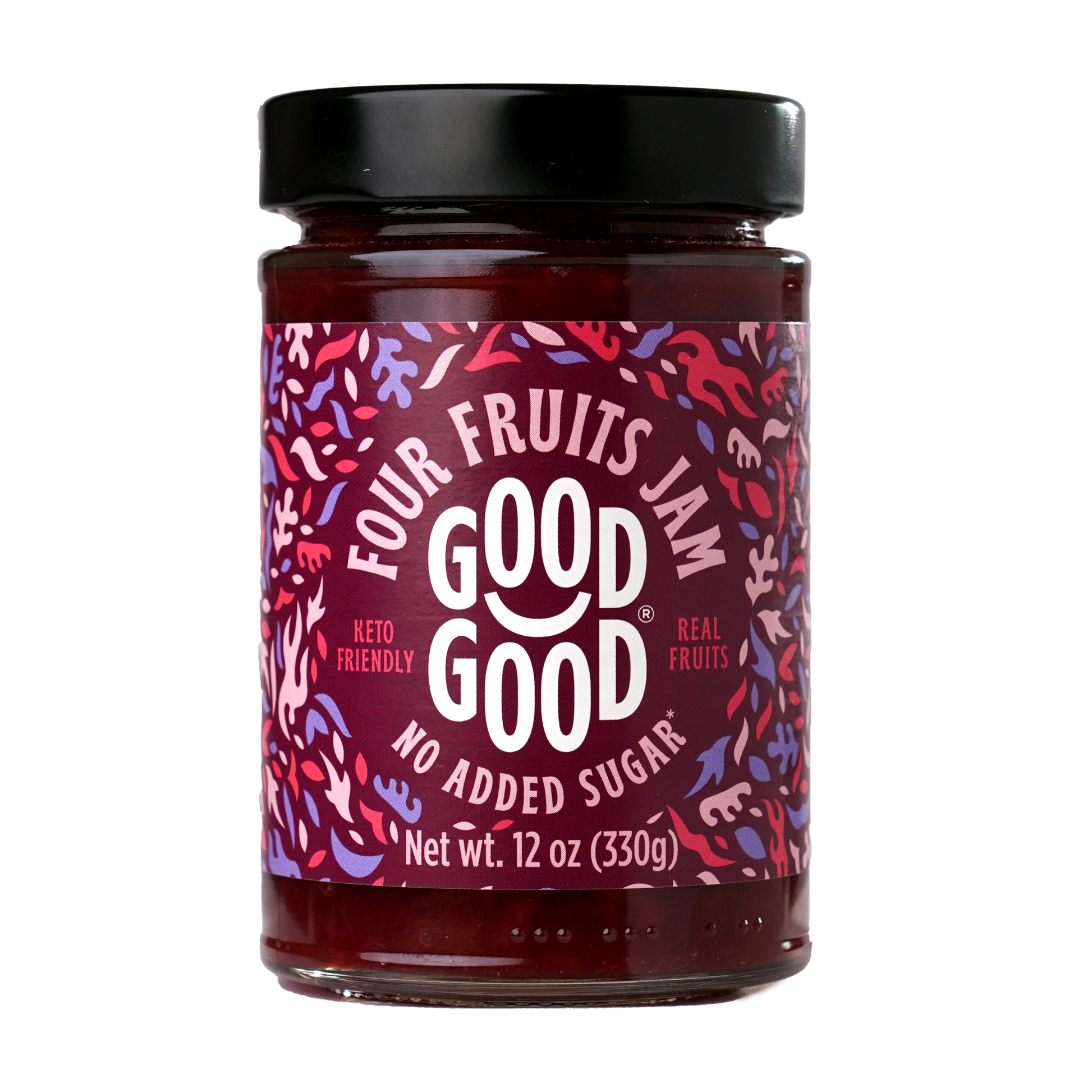 Four Fruits Jam (12oz) - No Added Sugar by US Good Good sold by US GOOD GOOD®