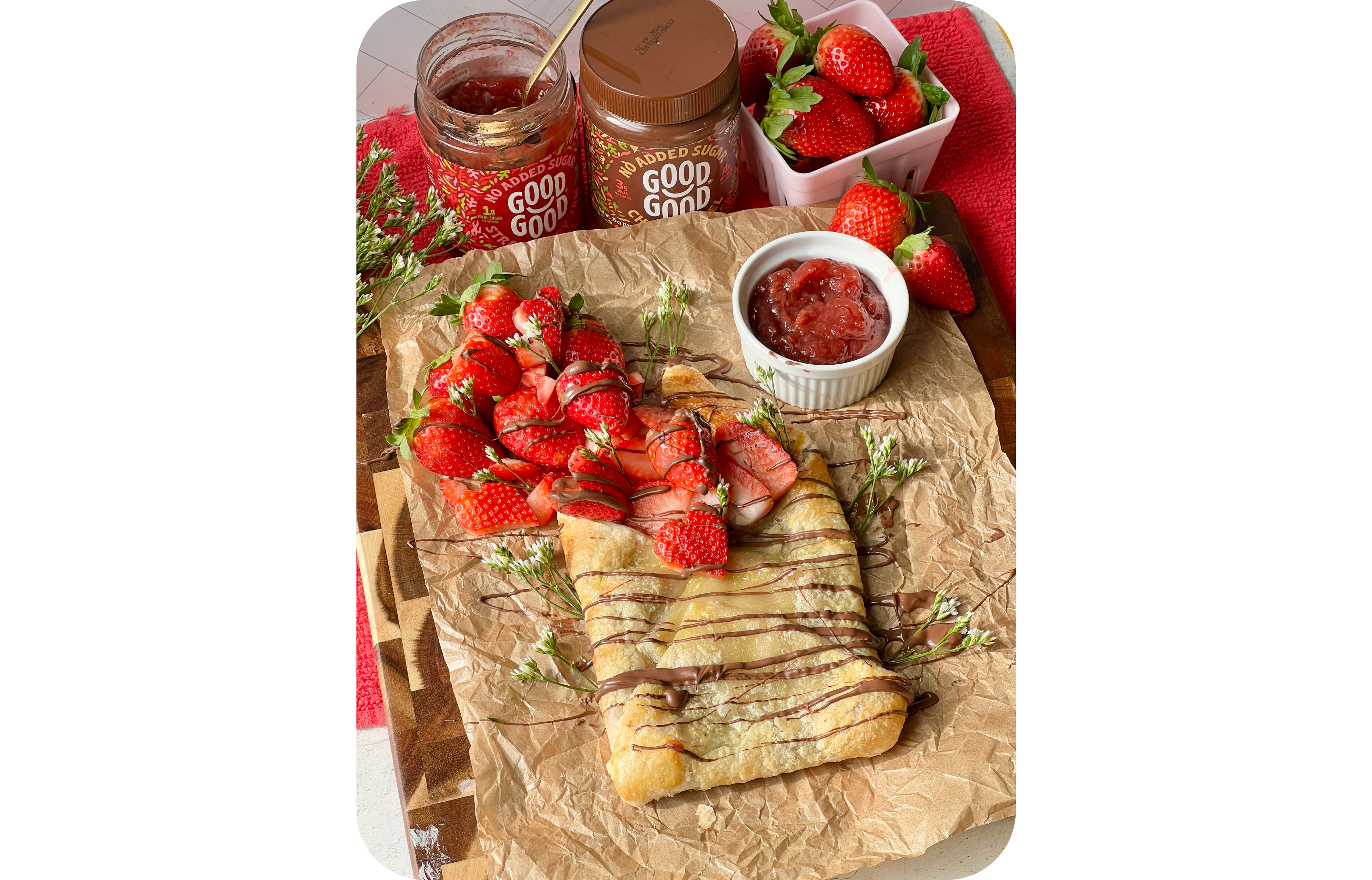 Giant Love Letter Puff Pastry