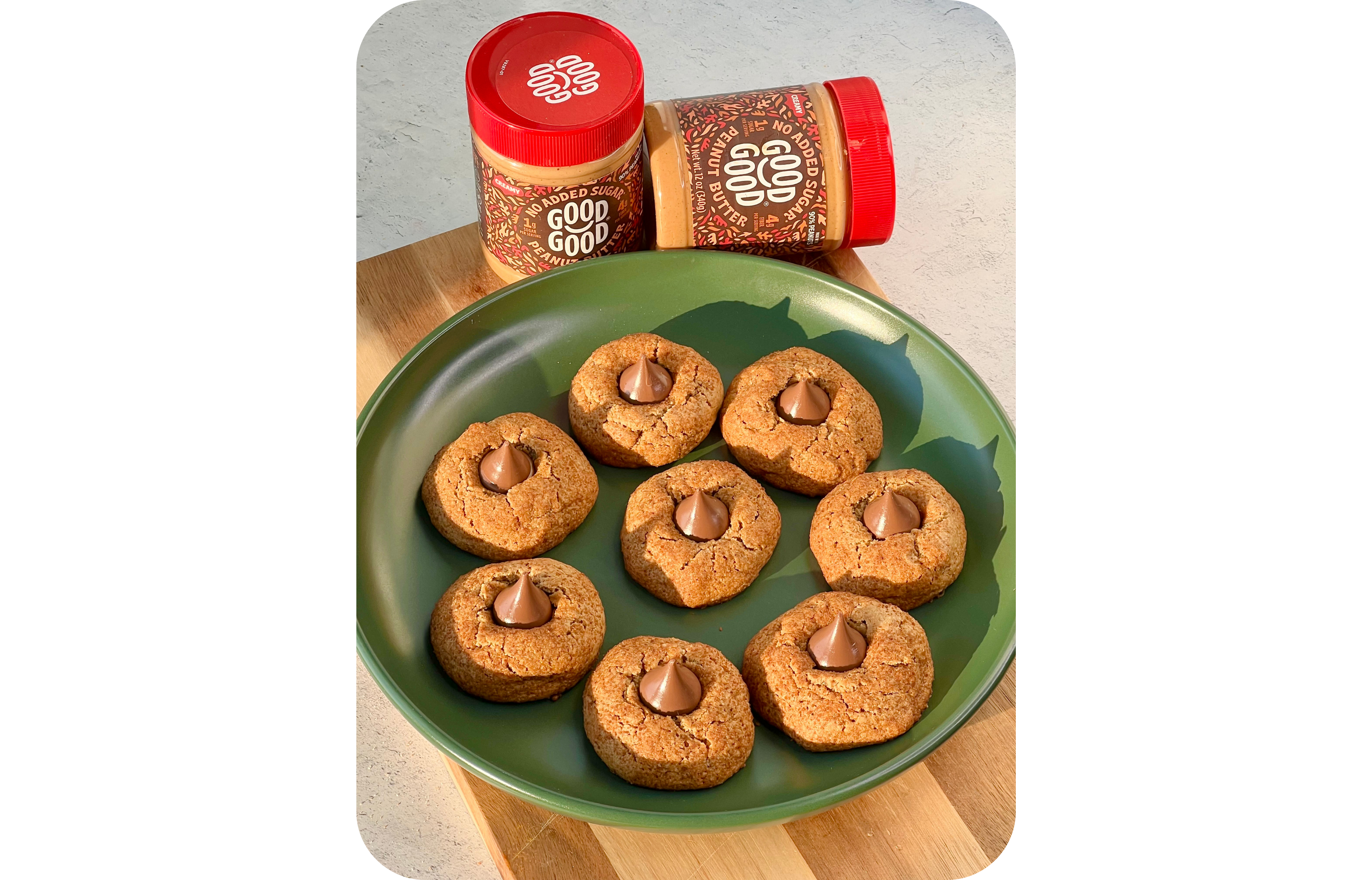 Better-For-You Peanut Butter Blossoms