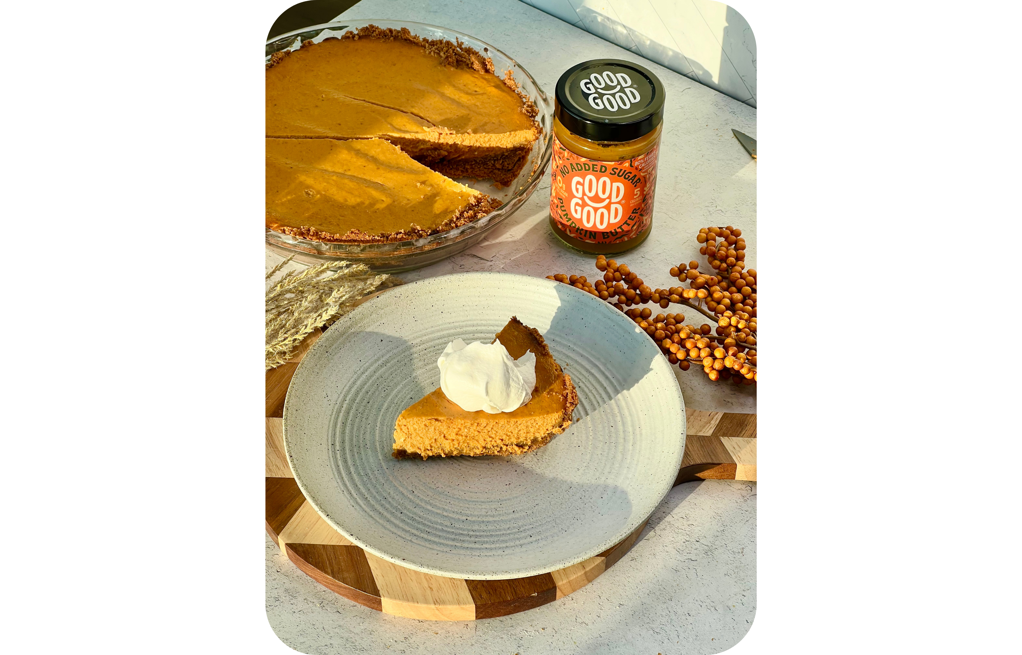 Healthier Pumpkin Pie