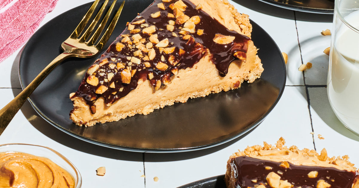 Peanut Butter Lover's Pie with GOOD GOOD Creamy Peanut Butter and Choc
