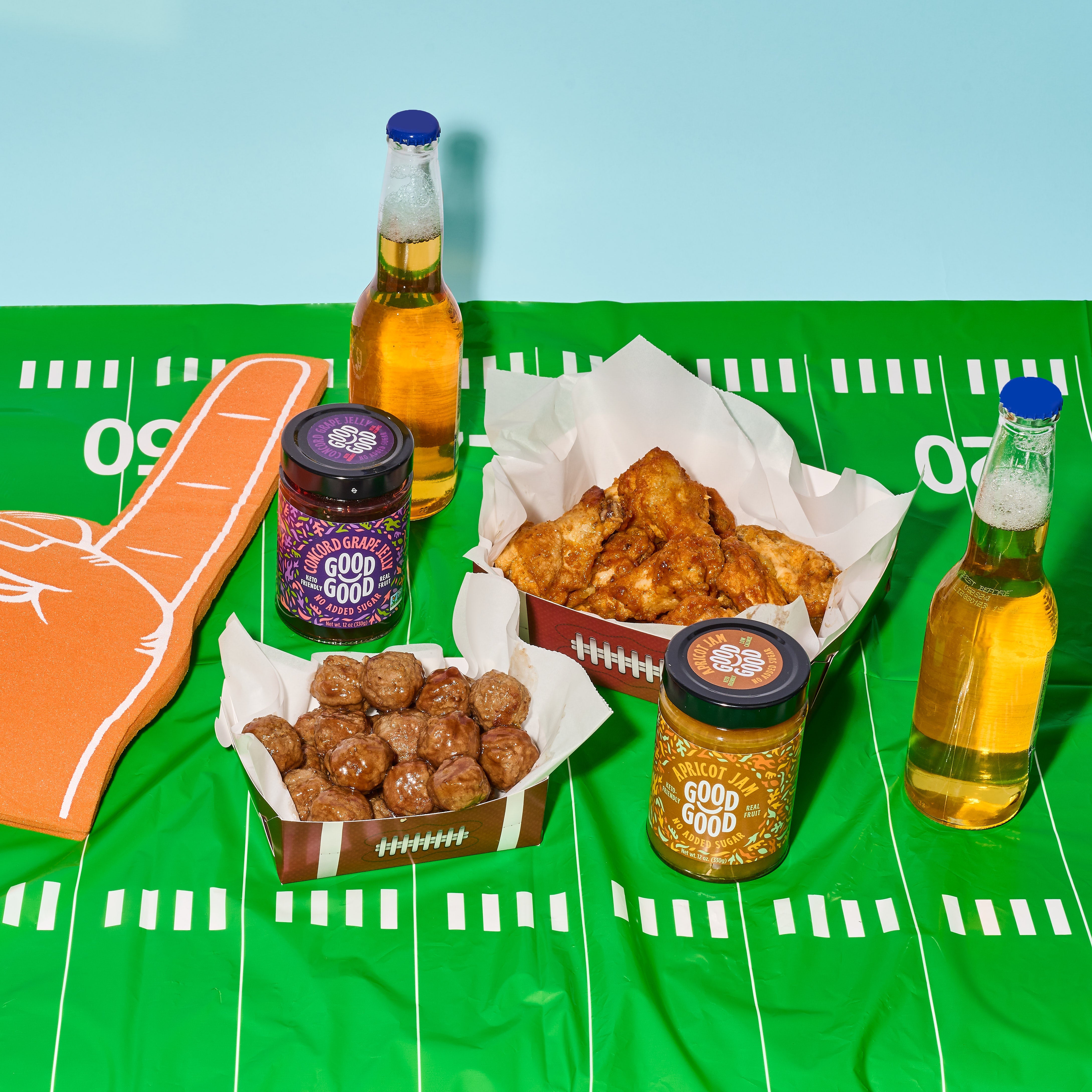 Game Day Recipes: Super Bowl Snacks with GOOD GOOD Jams & Spreads