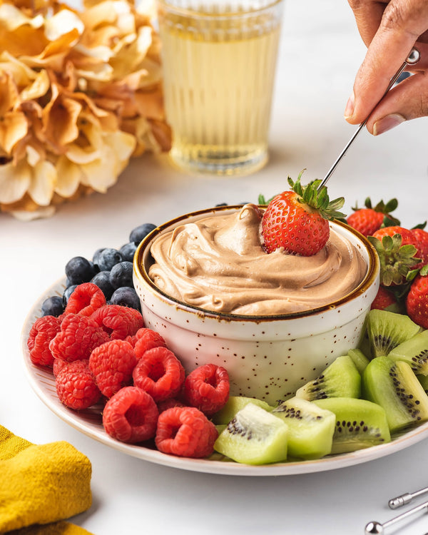 Fruit Dip with Choco Hazel and Peanut Butter