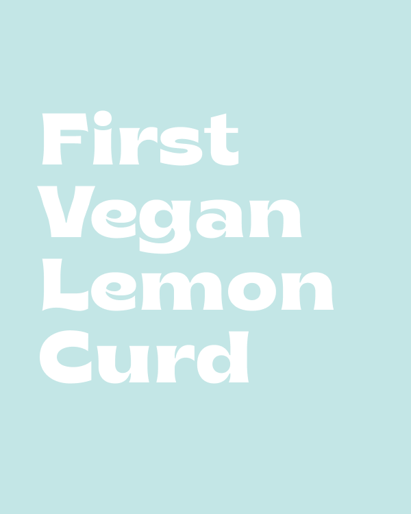 The First Vegan Lemon Curd of Its Kind Is Here 