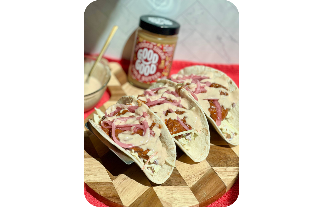 Easy Apple Butter Pork Tacos