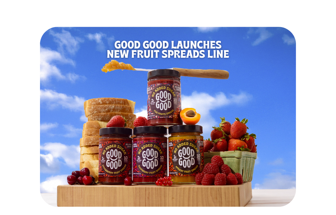 GOOD GOOD Introduces New Fruit Spreads Line