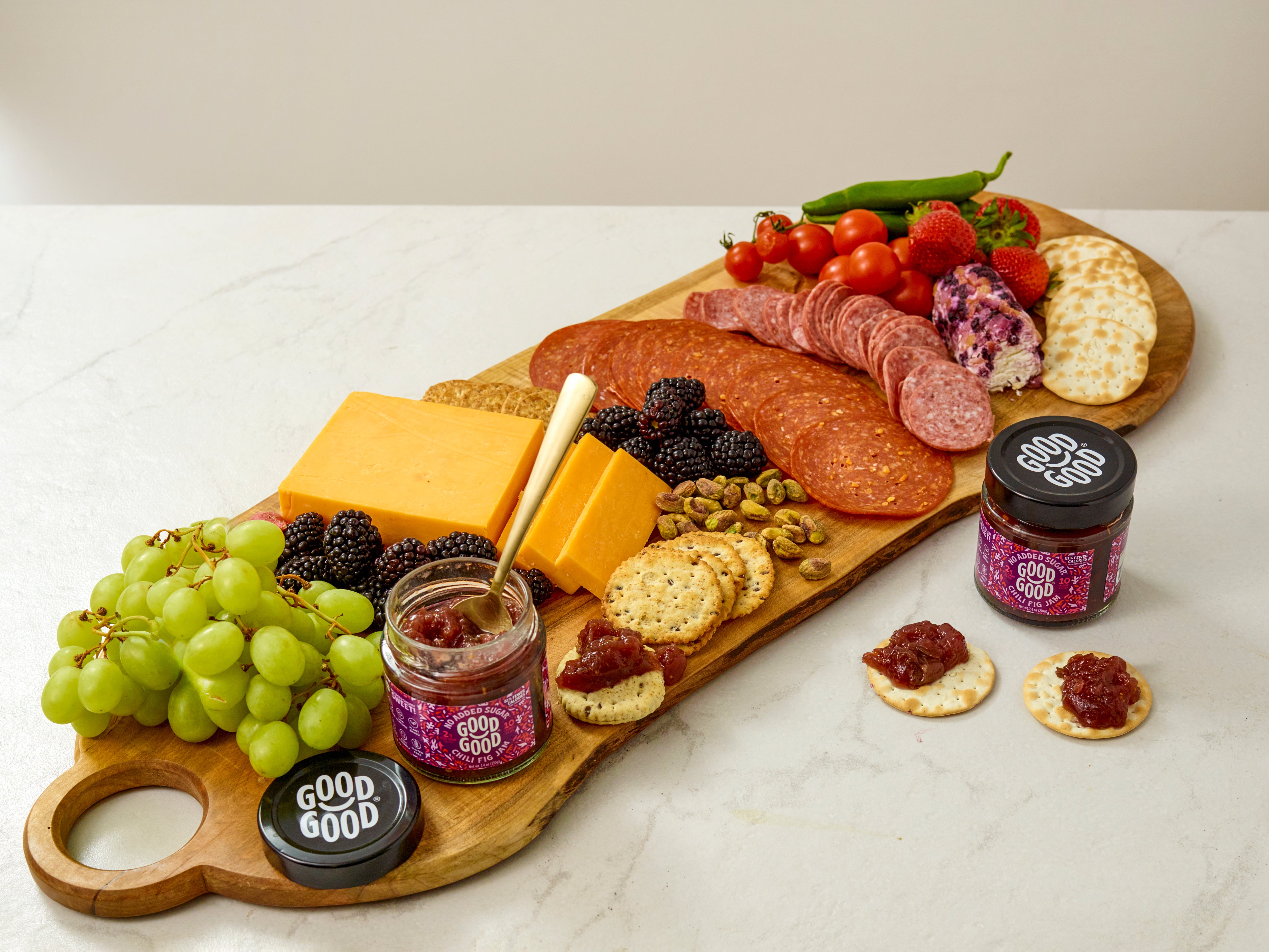 How to Build a Charcuterie Board with Jam (Cheese Pairings + What to Add)