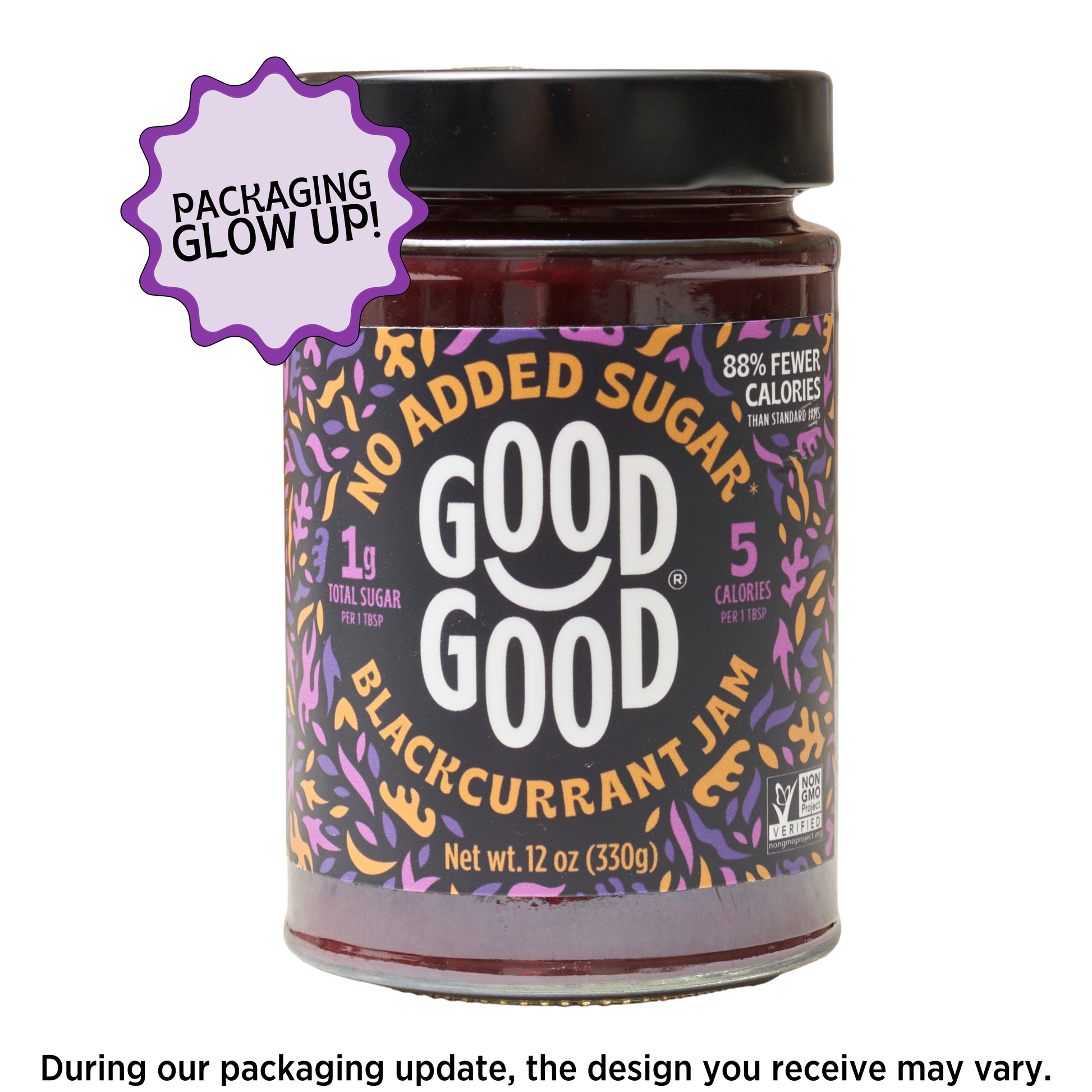  Blackcurrant Jam (12oz) - No Added Sugar by US Good Good sold by US GOOD GOOD®