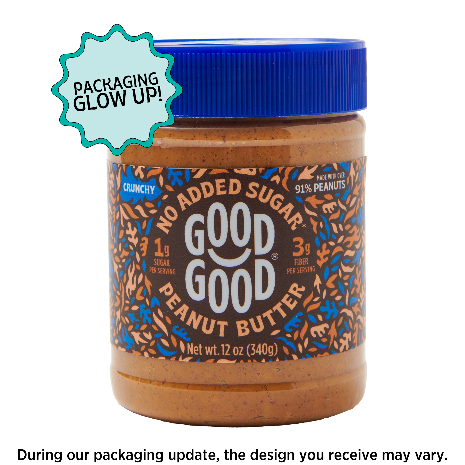  Crunchy Peanut Butter (12oz) - No Added Sugar by US Good Good sold by US GOOD GOOD®