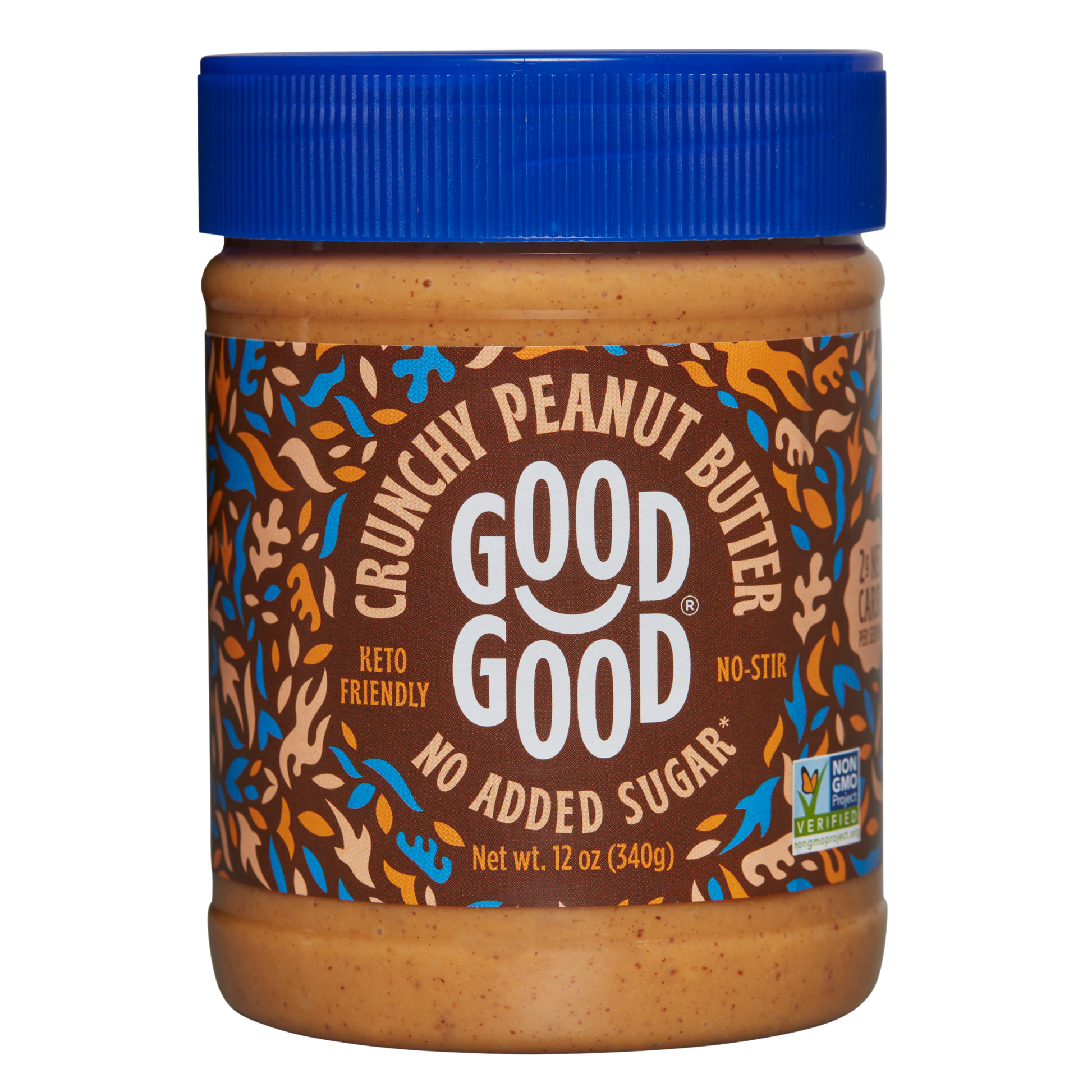  Crunchy Peanut Butter (12oz) - No Added Sugar by US Good Good sold by US GOOD GOOD®