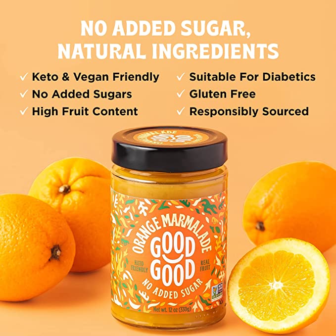 Orange Marmalade 12oz - Keto Friendly - No Added Sugars