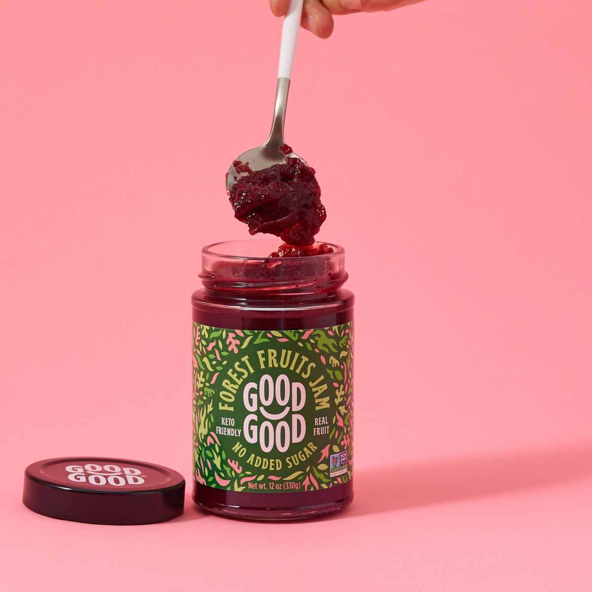 GOOD GOOD® - Forest Fruits Jam (12oz) - No Added Sugar