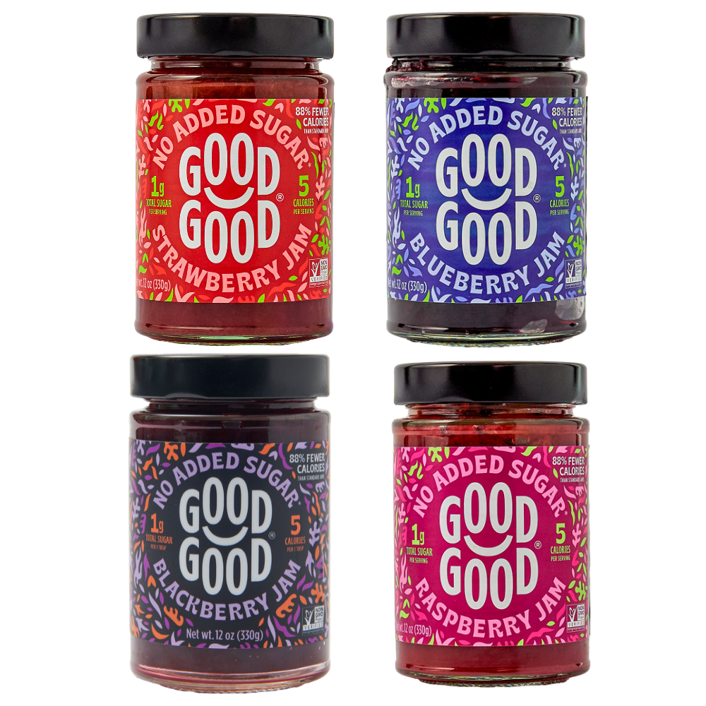 Strawberry/Blueberry/Raspberry/Blackberry Jam - 12oz (4 pack)
