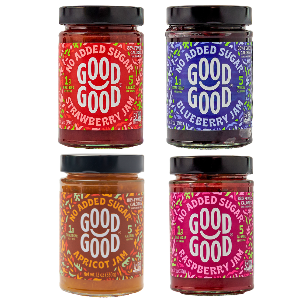 Strawberry/Blueberry/Raspberry/Apricot - 12oz (4 pack)